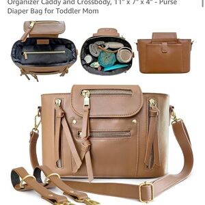 Crossbody diaper bag